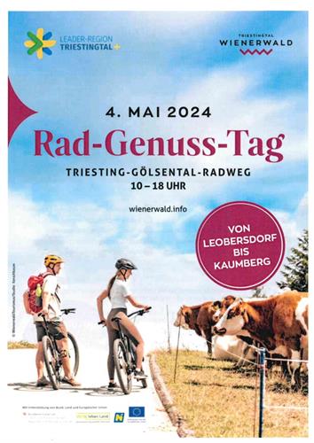 Plakat "Rad-Genuss-Tag 4. Mai 2024"